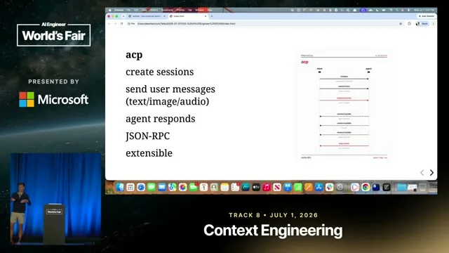 Selected presentation frame from ACP: The Universal Remote Control for AI Agents — Alex Hancock, Block at 362 seconds