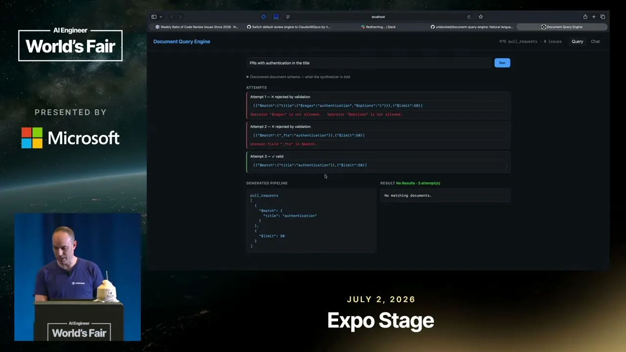 Selected presentation frame from Beyond RAG: A Relational Context Engine That Cuts Token Burn — Unblocked at 980 seconds