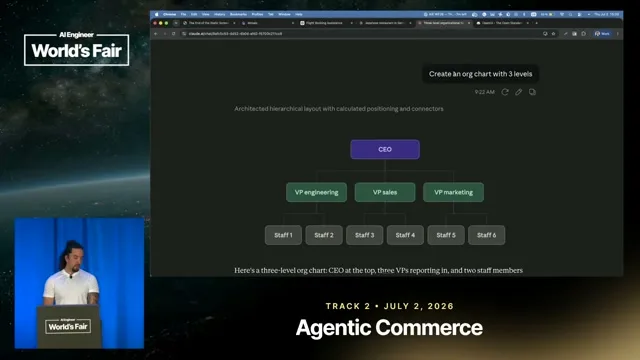 Selected presentation frame from The End of the Static Screen: Architecting Intent-Driven UX — Gus Iwanaga, commercetools at 801 seconds