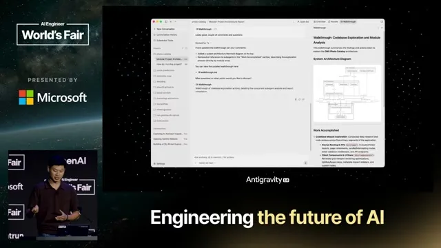 Selected presentation frame from Get Out of the Model's Way — Kevin Hou, Google DeepMind at 152 seconds