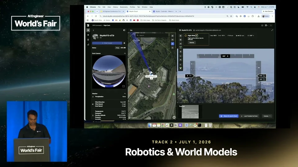 Source frame: Launching a second drone while the first keeps flying