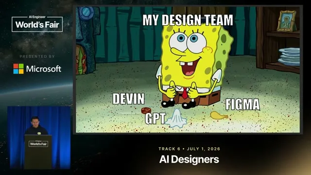 Selected presentation frame from One Designer + AI. Hundreds of Deliverables. — Vincent Wendy, AI Engineer at 197 seconds