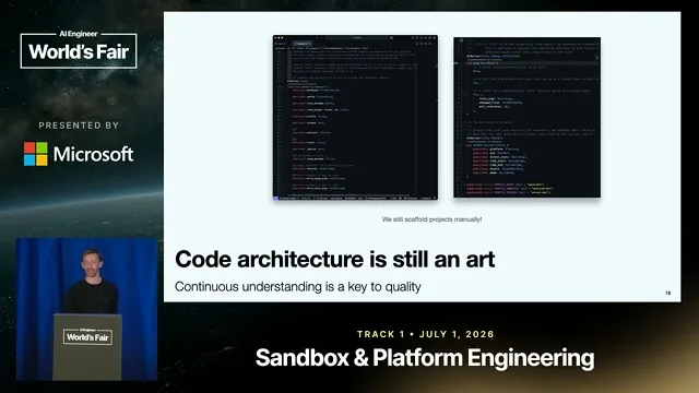 Selected presentation frame from Building ambitious software — Jonathan Kelley, Dioxus Labs & Cognition at 1002 seconds