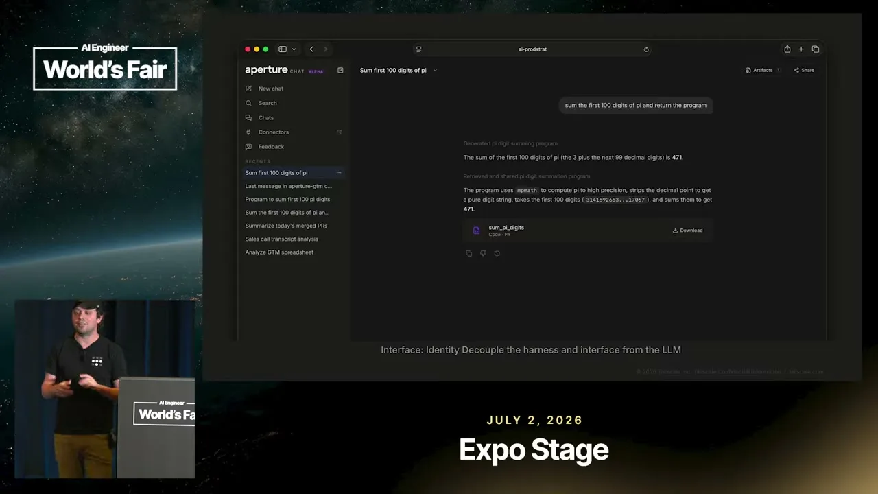 Selected presentation frame from An AI Future Without the Lock-In — Remy Guercio, Tailscale at 908 seconds
