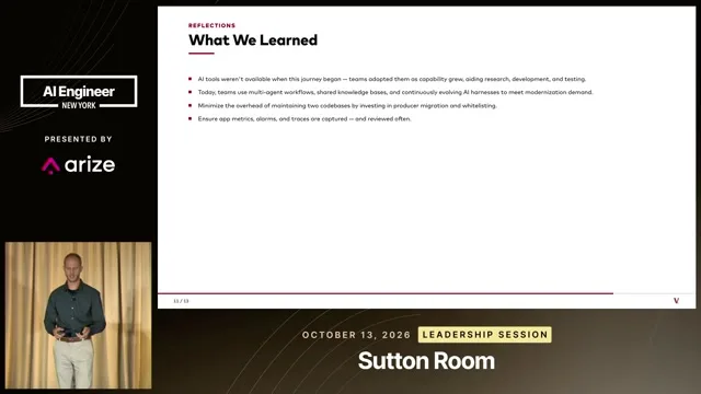 He discusses daily AI use, multi-agent workflows, and shared knowledge bases.