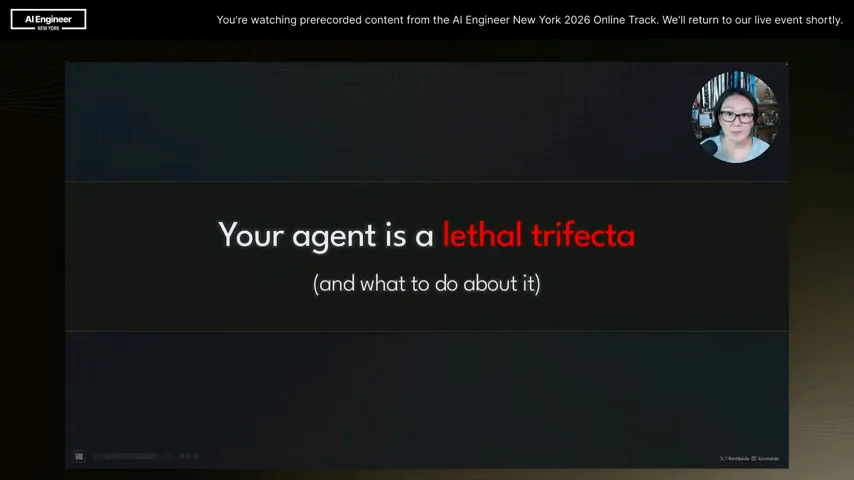From Your Agent Is a Lethal Trifecta (and What to Do About It)