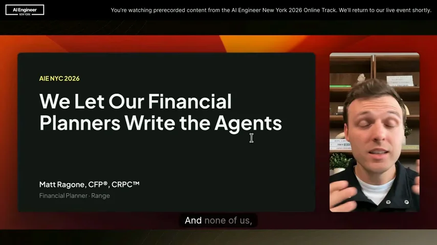 From We Let Our Financial Planners Write the Agents