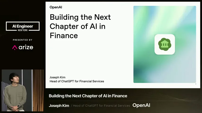 From Building the Next Chapter of AI in Finance