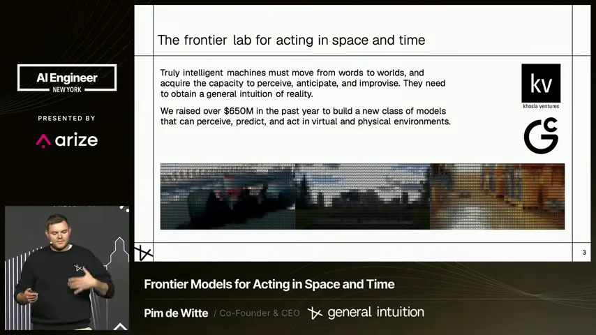 From Frontier Models for Acting in Space and Time