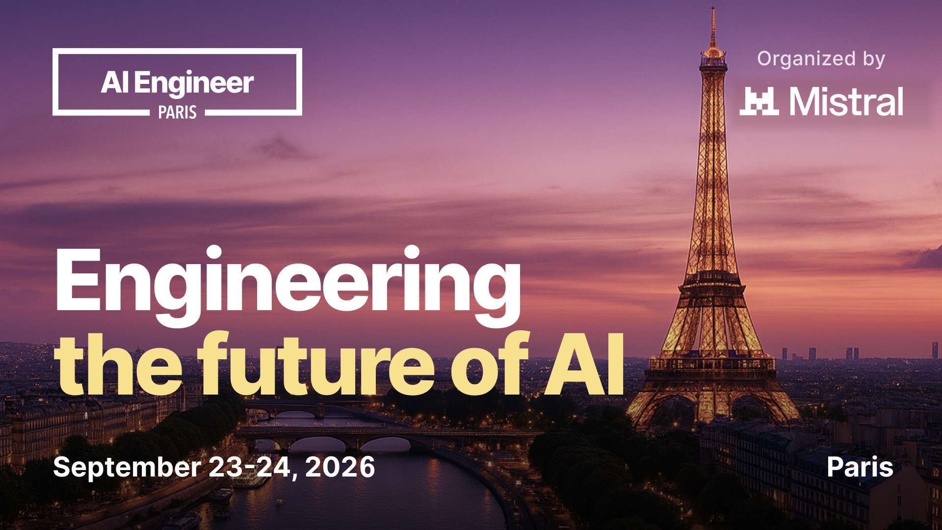 AI Engineer Paris 2026